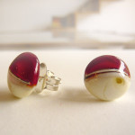 Pendientes océano rojo