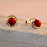 Pendientes Cerco rojos - Imagen 3