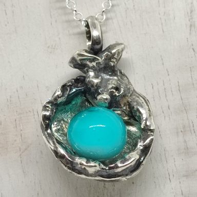 Colgante Ura turquesa